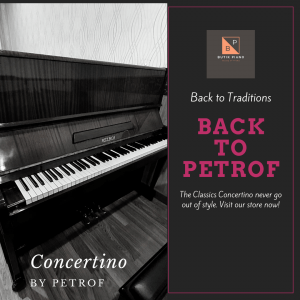 Piano Bekas Petrof Concertino