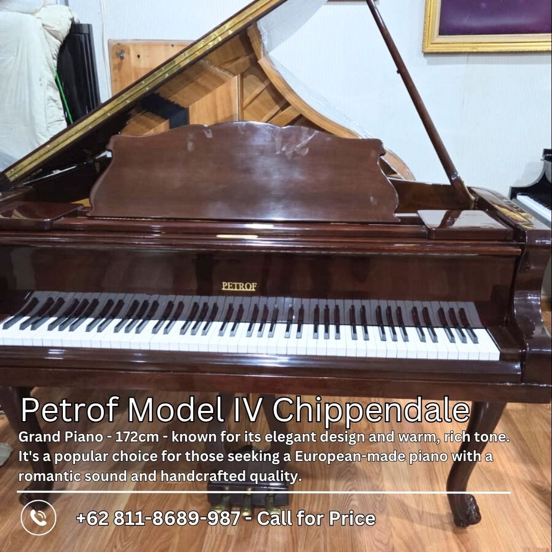 Petrof Model IV Chippendale Grand Piano – Sentuhan Klasik dengan Kualitas Premium