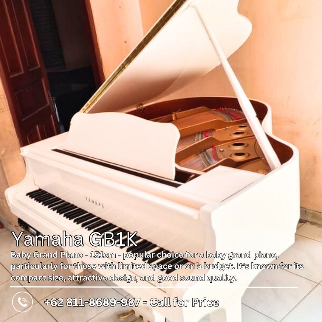 Yamaha GB1K Baby Disklavier Grand Piano White – Keindahan, Teknologi, dan Performa Premium