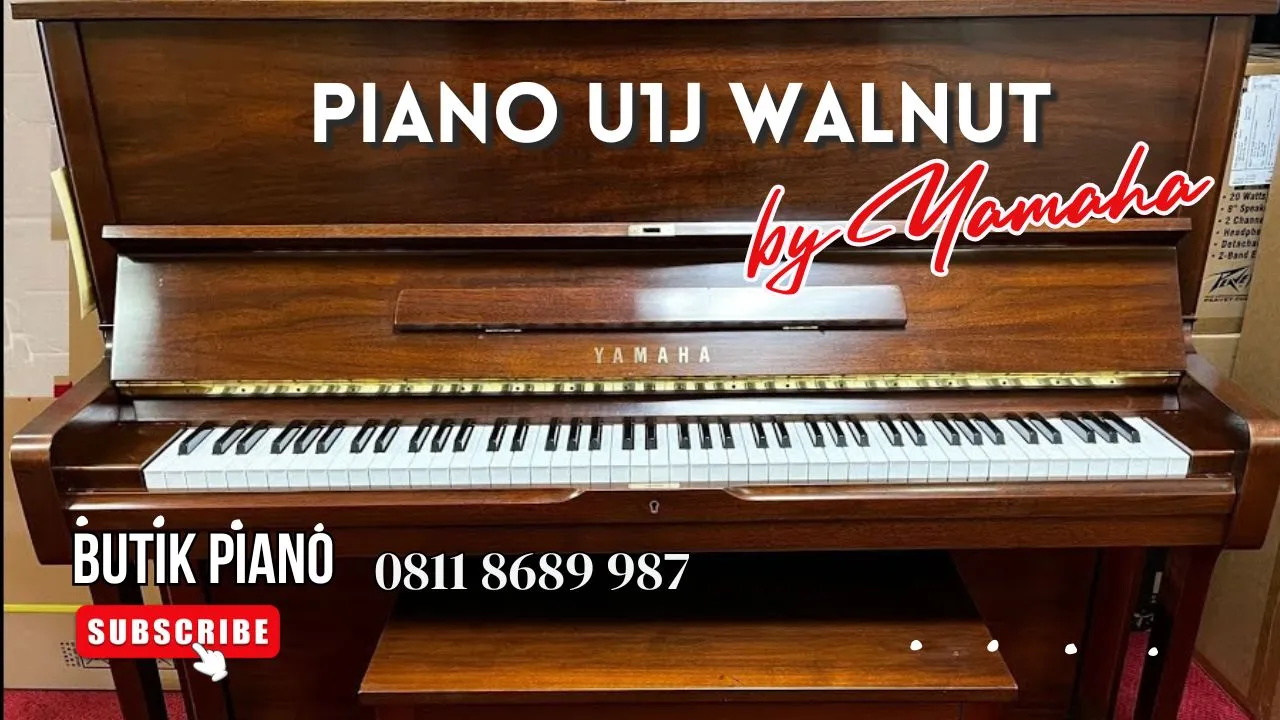 Jual Piano Bekas Yamaha U1J Walnut