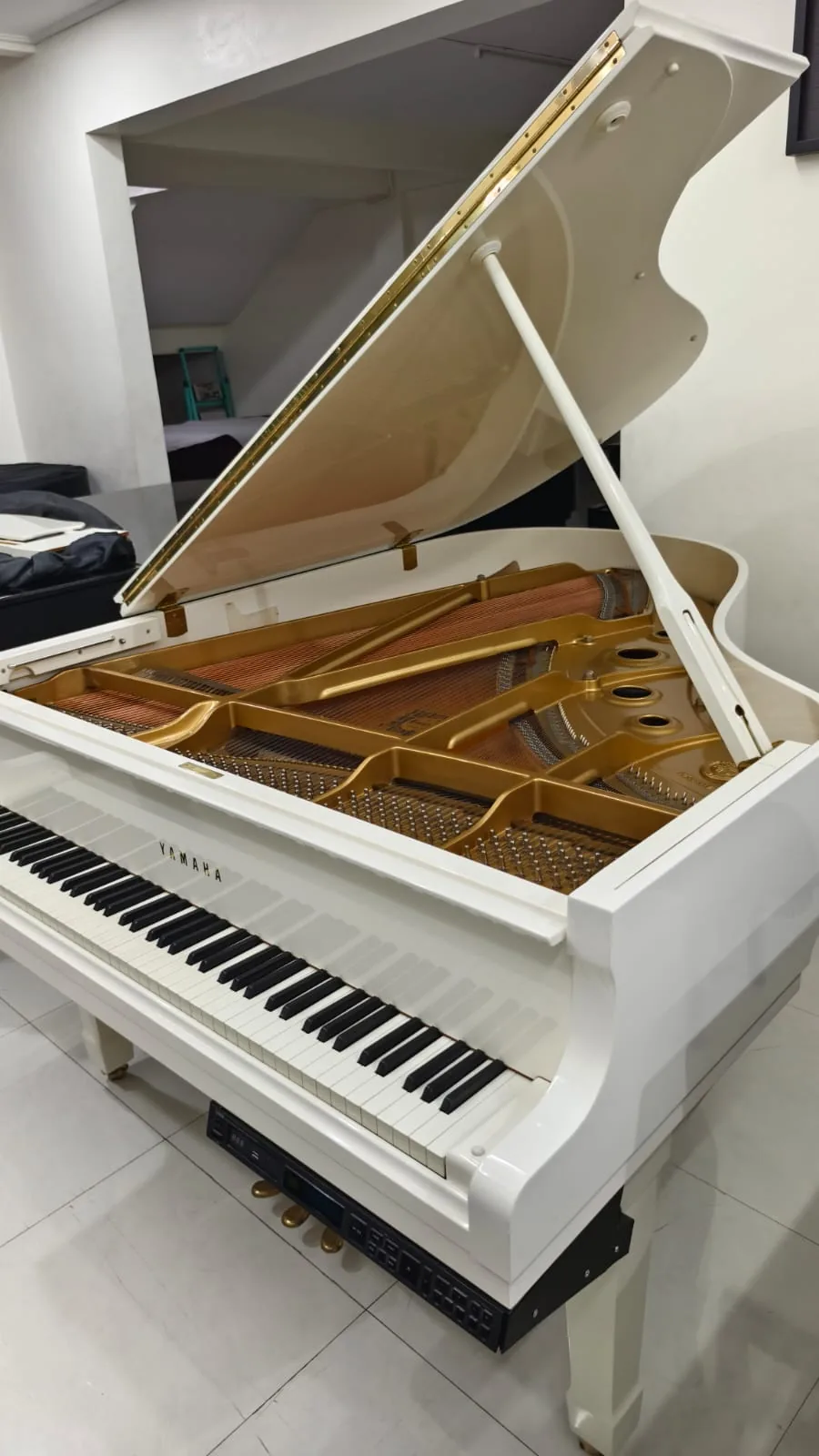 Soundboard dan strings Yamaha C3 Disklavier